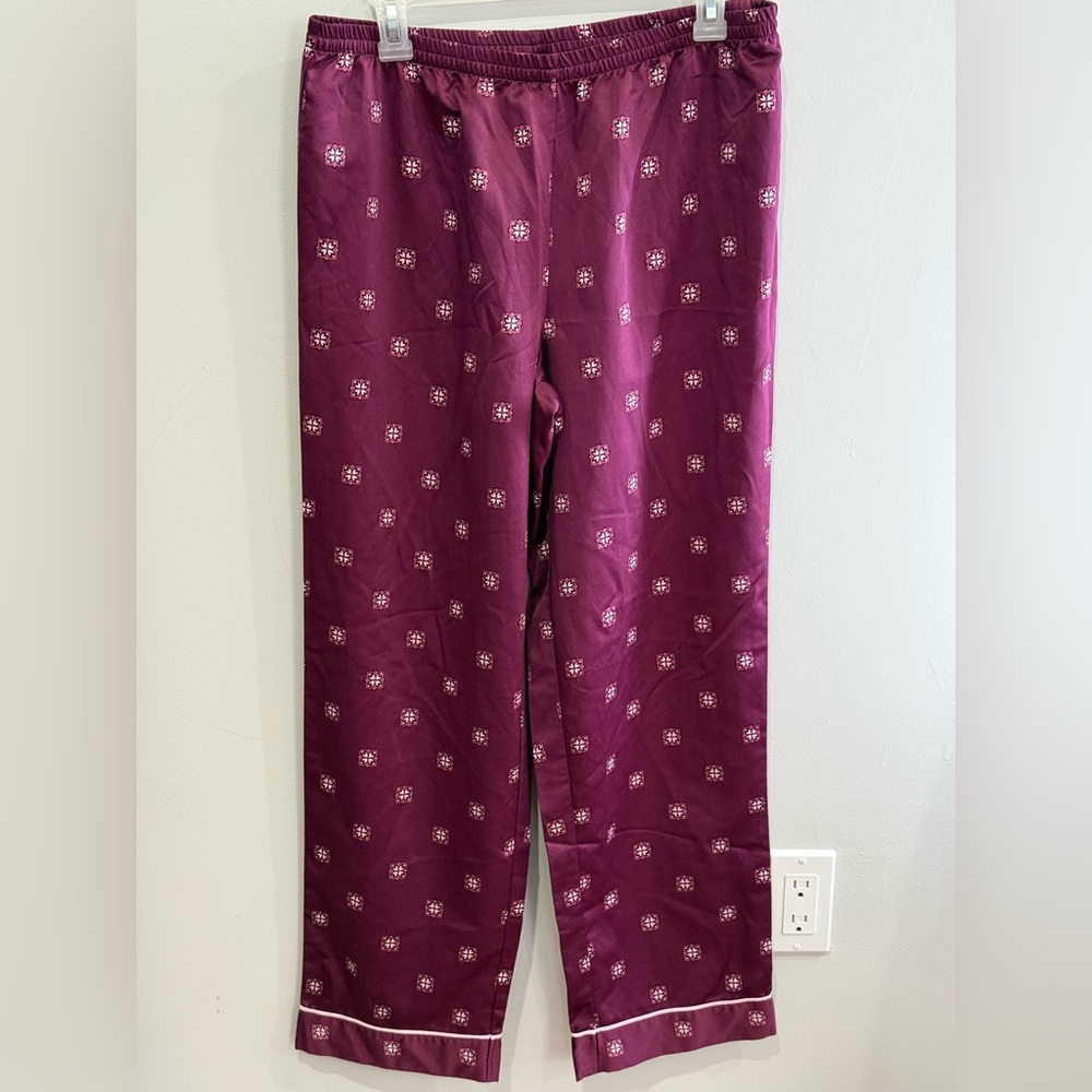 Alfani M Purple Patterned Pajama Pants 100% Polyester 475